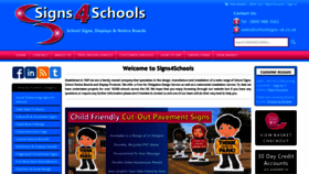 What Schoolsigns-uk.co.uk website looked like in 2020 (3 years ago)