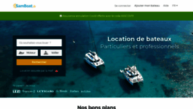 What Samboat.fr website looked like in 2020 (3 years ago)