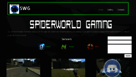 What Spiderworldgaming.com website looked like in 2020 (3 years ago)