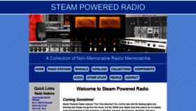 What Steampoweredradio.com website looked like in 2020 (3 years ago)