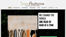 What Salonradiancesd.com website looked like in 2020 (3 years ago)