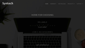 What Syntechhome.com website looked like in 2020 (3 years ago)