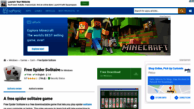 What Spider-solitaire.en.softonic.com website looked like in 2020 (3 years ago)