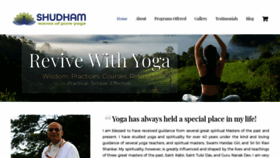 What Shudham.org website looked like in 2020 (3 years ago)