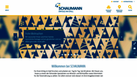 What Schaumann.de website looked like in 2020 (3 years ago)