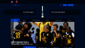 What Southbayyouthsports.org website looked like in 2020 (3 years ago)