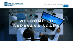 What Saravanascans.com website looked like in 2020 (3 years ago)