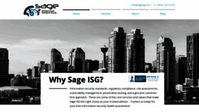 What Sageisg.com website looked like in 2020 (3 years ago)