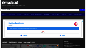 What Skyradar.pl website looked like in 2020 (3 years ago)