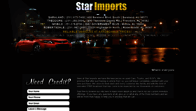 What Starimportsauto.com website looked like in 2020 (3 years ago)