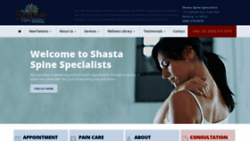 What Shastaspine.com website looked like in 2020 (3 years ago)