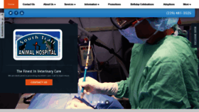 What Southtrailanimalhospital.com website looked like in 2020 (3 years ago)