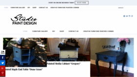 What Studiopaintdesign.com website looked like in 2020 (3 years ago)
