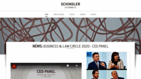 What Schindlerattorneys.com website looked like in 2020 (3 years ago)