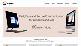 What Softros.com website looked like in 2020 (4 years ago)