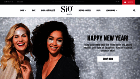 What Siobeauty.com website looked like in 2020 (3 years ago)