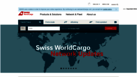What Swissworldcargo.com website looked like in 2020 (3 years ago)