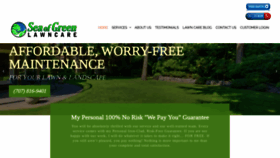 What Seaofgreenlawnservice.com website looked like in 2020 (3 years ago)