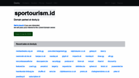 What Sportourism.id website looked like in 2020 (3 years ago)