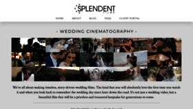 What Splendentfilms.com website looked like in 2020 (3 years ago)
