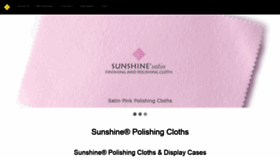 What Sunshinepolishingcloth.com website looked like in 2020 (3 years ago)