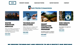 What Safewatercommission.com website looked like in 2021 (3 years ago)