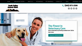 What Southvalleyanimalclinic.com website looked like in 2021 (3 years ago)