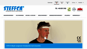 What Steffca.dk website looked like in 2021 (3 years ago)