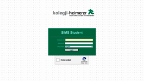 What Sims.kolegji-heimerer.eu website looked like in 2021 (3 years ago)