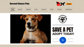 What Secondchancepets.org website looked like in 2021 (3 years ago)