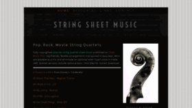 What Stringsheets.com website looked like in 2021 (3 years ago)