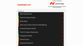 What Soulsparkgame.com website looked like in 2021 (3 years ago)