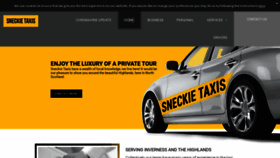 What Sneckietaxis.com website looked like in 2021 (3 years ago)