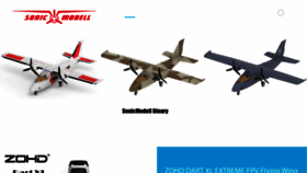 What Sonicmodell.com website looked like in 2021 (4 years ago)