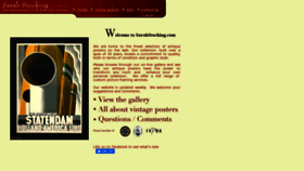 What Sarahstocking.com website looked like in 2021 (3 years ago)