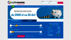 What Szybka-moneta.pl website looked like in 2021 (3 years ago)