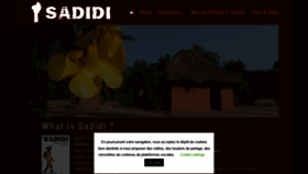 What Sadidi.net website looked like in 2021 (3 years ago)