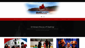 What Skatecanadapei.ca website looked like in 2021 (3 years ago)