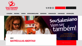 What Salesianost.com.br website looked like in 2021 (3 years ago)