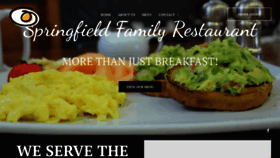 What Springfieldfamilyrestaurant.com website looked like in 2021 (3 years ago)