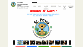 What Stpaws.dog website looked like in 2021 (3 years ago)