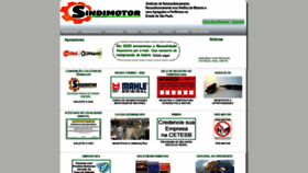 What Sindimotor.org.br website looked like in 2021 (3 years ago)