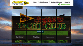 What Singaporeyachtclub.com website looked like in 2021 (3 years ago)