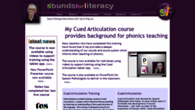 What Soundsforliteracy.com.au website looked like in 2021 (3 years ago)