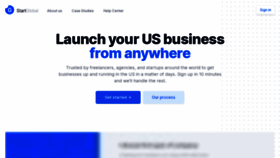 What Startglobal.co website looked like in 2021 (4 years ago)
