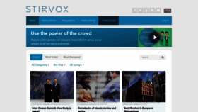 What Stirvox.com website looked like in 2021 (3 years ago)