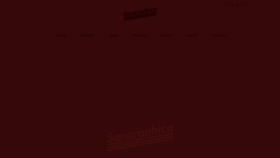 What Sangraphica.com website looked like in 2021 (5 years ago)