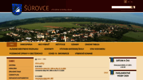 What Surovce.sk website looked like in 2021 (3 years ago)