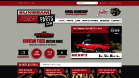 What Sunbeamtigerparts.com website looked like in 2021 (3 years ago)