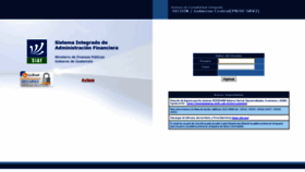 What Sicoindes.minfin.gob.gt website looked like in 2021 (3 years ago)